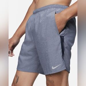 Nike Running Short Dri-FIT Challenger Obsidian Silver 7" CZ9066-451 Large NWT